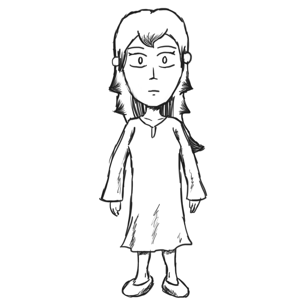 Drew as she appears in-game.