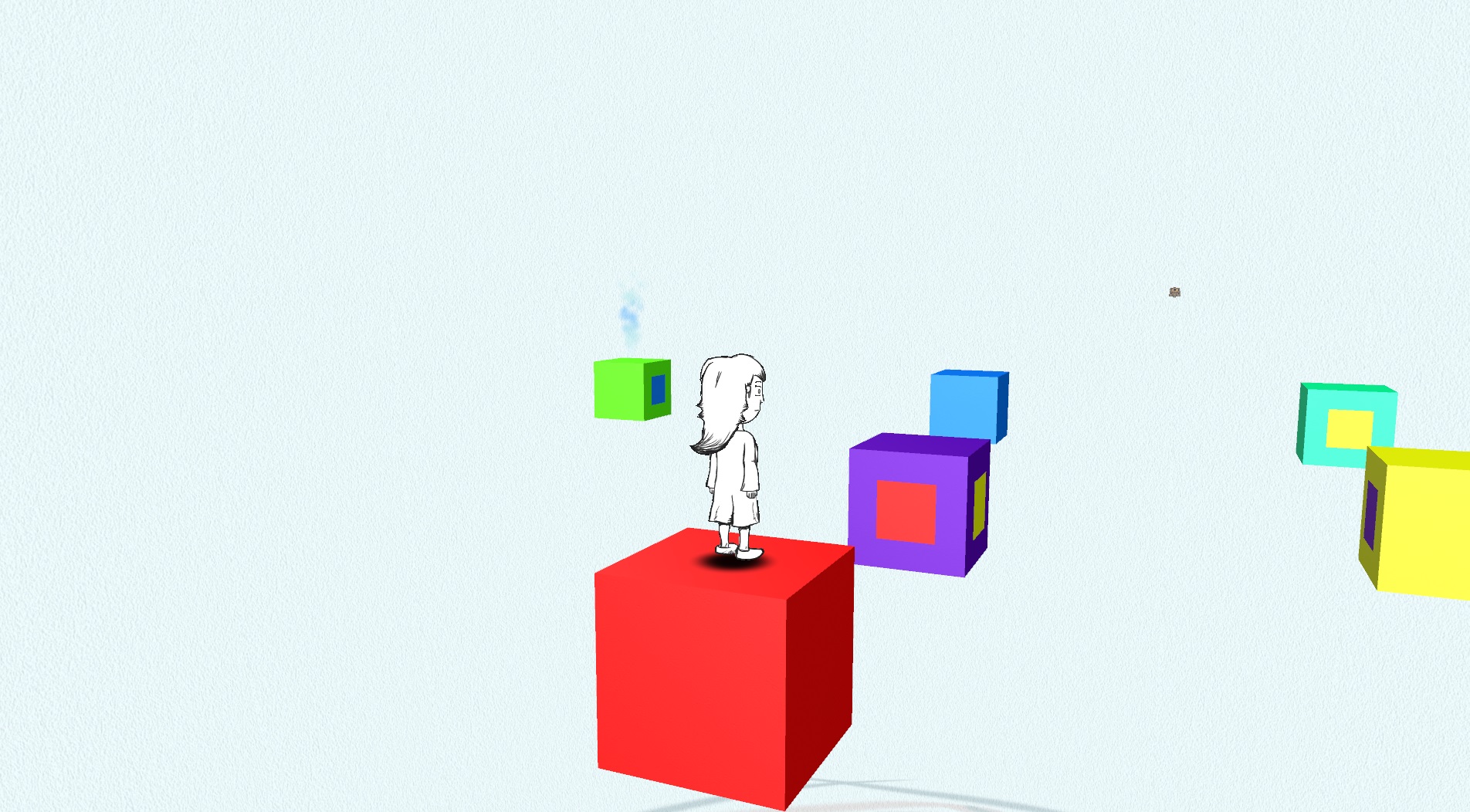 Have you seen a hand-drawn character in a 3d game before?