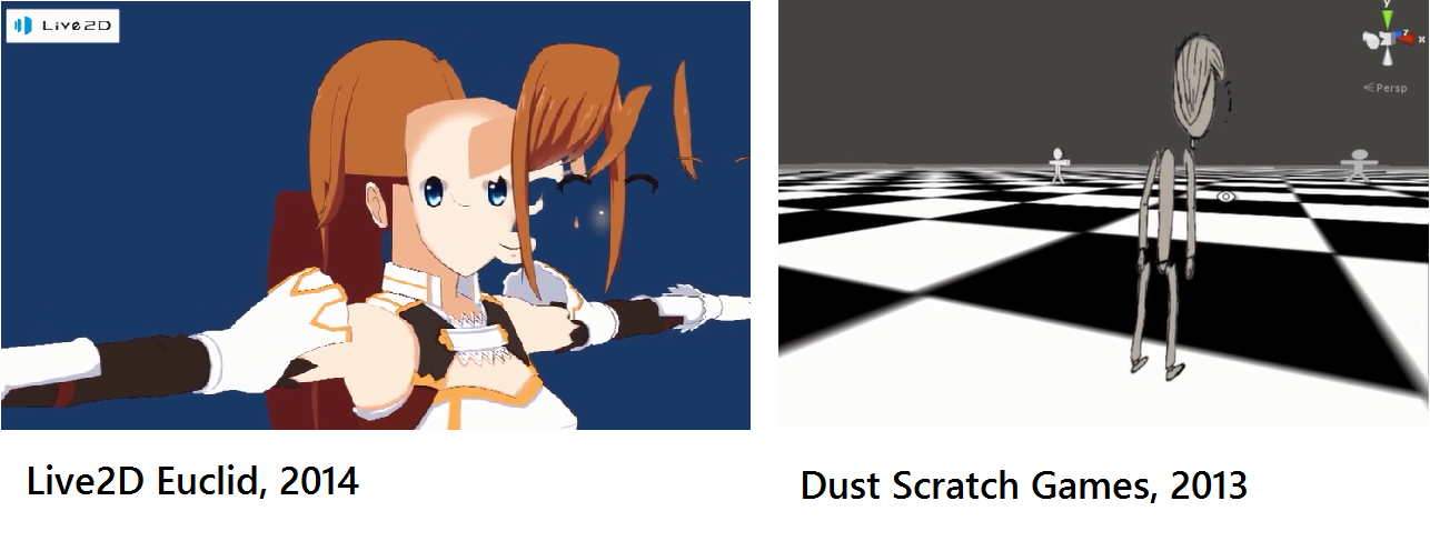 Live2D Euclid and Dust Scratch Games... pretty similar, eh?