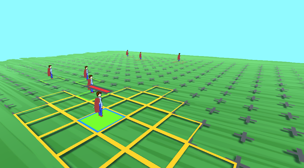 In the near future, your players and enemies will be animated in the board.