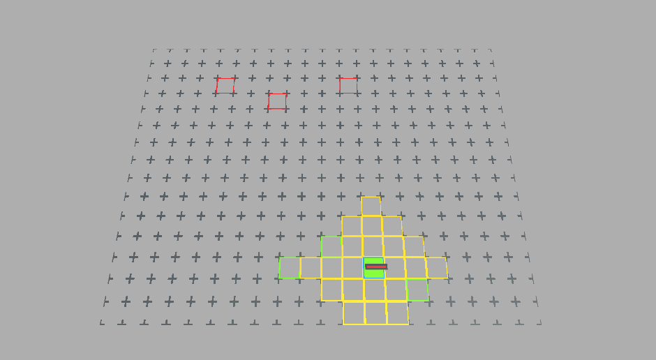 Hovering mouse over a unit shows more information.